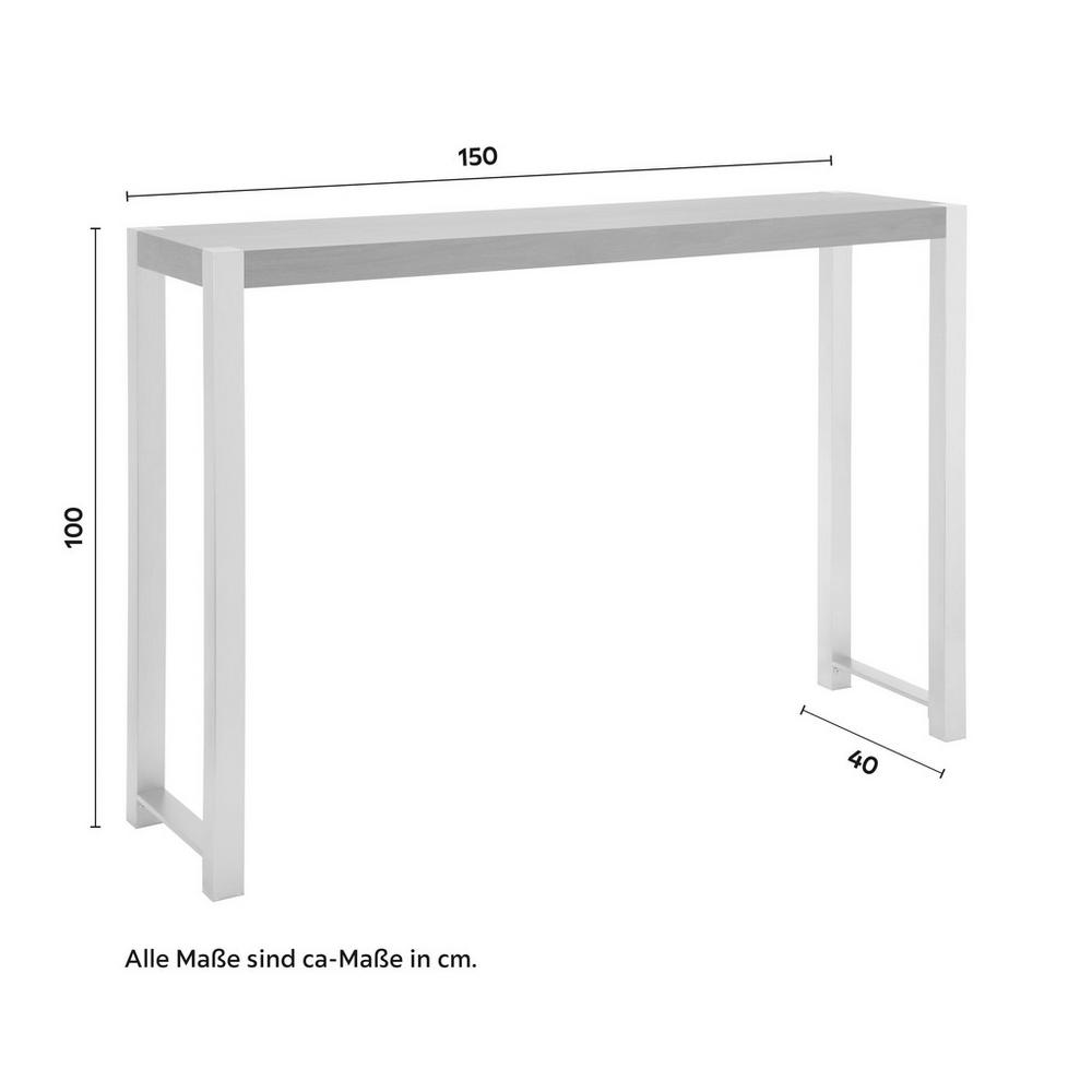 Barový stůl ENORA 40x150 cm