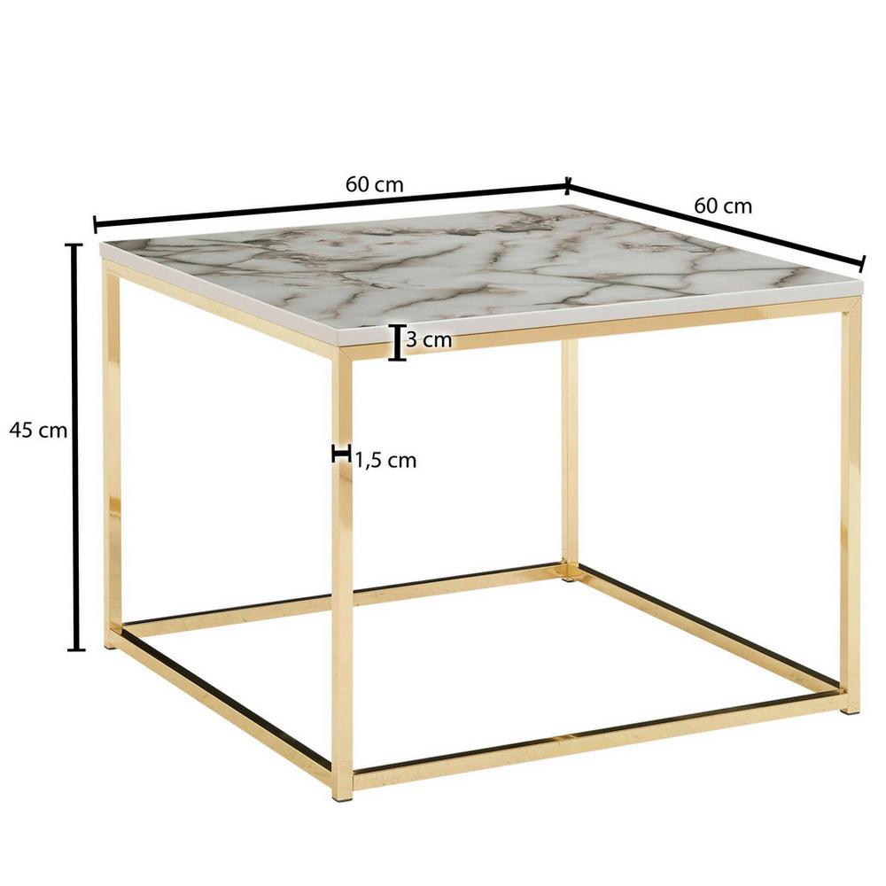 Konferenční stolek vzhled mramoru š: 60cm