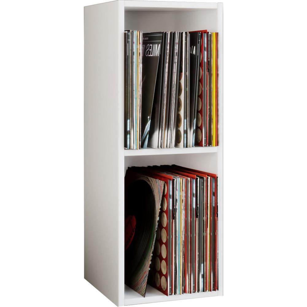 Regál na vinylové desky Platto, š. 34cm