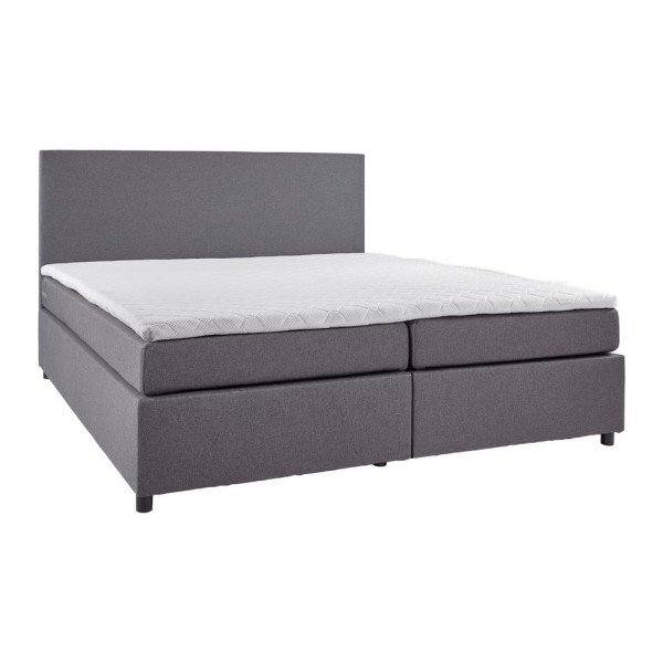 Boxspring postel MELIA, 180x200, šedá