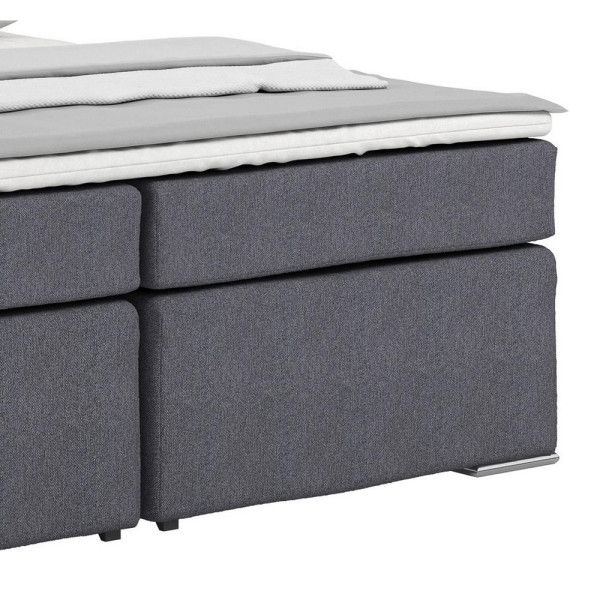 Postel Boxspring NERO PL: 180/200cm, tmavě šedá