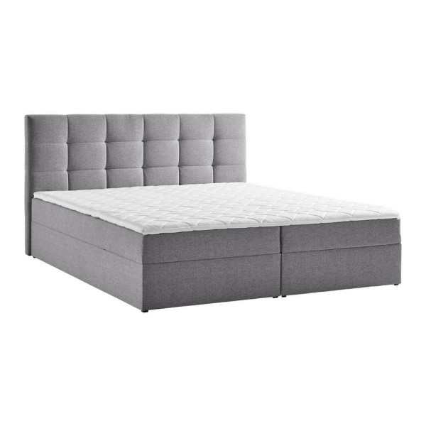 Boxspring postel MARSELIE šedá 200x220cm