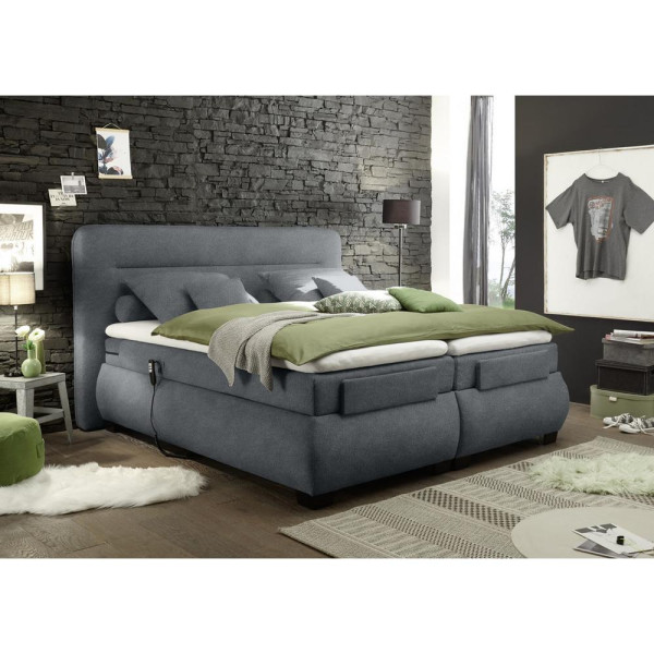 Polohovatelná postel boxspring Evolution 3 160x200cm antracit